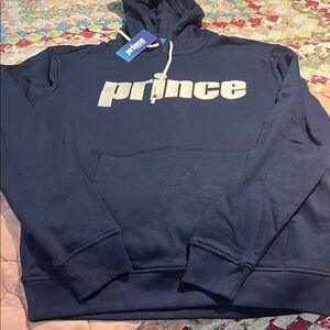 Prince Hoodie Navy Blue Mens (M) NEW